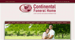 Desktop Screenshot of funerariacontinental.com